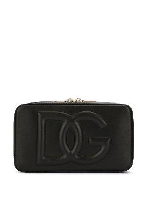 Dolce & Gabbana - Black Small Logo Leather Camera Bag