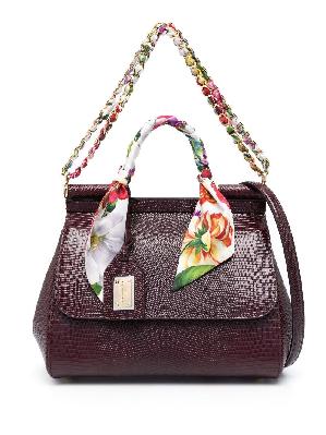 Dolce & Gabbana - Purple Sicily Leather Cross Body Bag