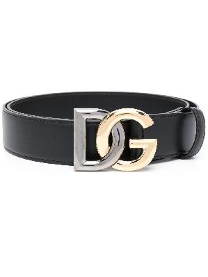 Dolce & Gabbana - Logo-Buckle Leather Belt