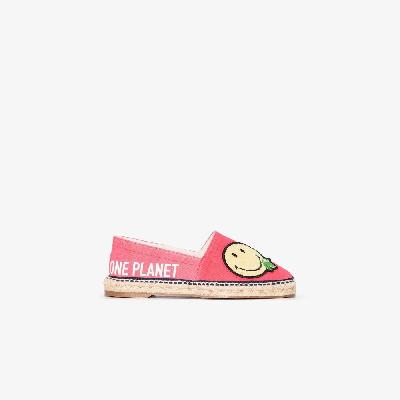 Dsquared2 - Pink One Life One Planet Logo Espadrilles