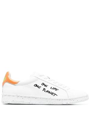 Dsquared2 - Slogan-Embroidered Low-Top Sneakers