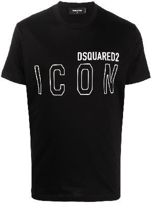 Dsquared2 - Black Icon Logo Print T-Shirt