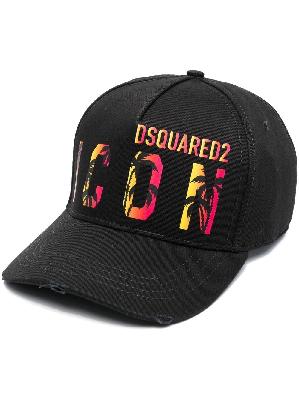Dsquared2 - Black Logo Print Baseball Cap