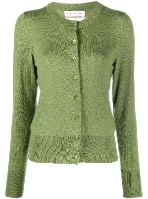 Extreme Cashmere - Green N°94 Little Cardi Cashmere Cardigan