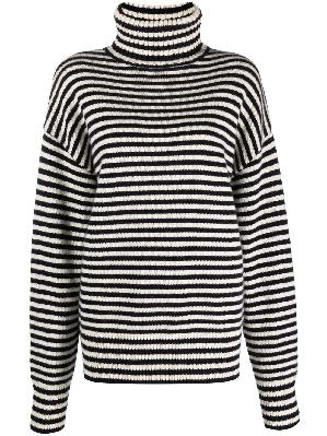 Extreme Cashmere - Blue N°255 Home Striped Cashmere Sweater