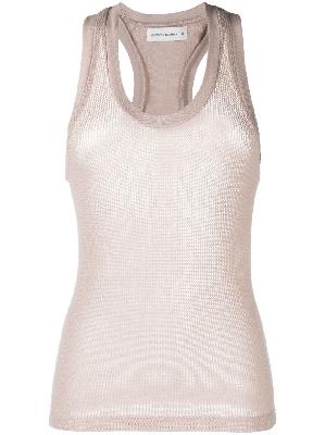 Extreme Cashmere - Neutral Knitted Vest Top