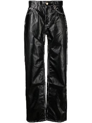 Eytys - Black Benz Faux Leather Trousers