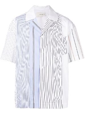 Feng Chen Wang - Blue Striped Cotton Shirt