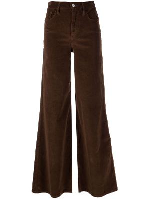 FRAME - Brown Le Palazzo Wide-Leg Jeans