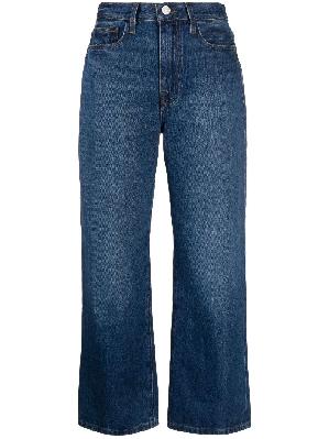 FRAME - Blue Cropped Denim Jeans