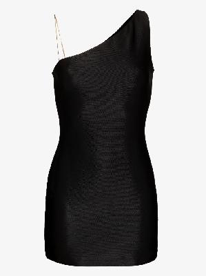 GAUGE81 - Black Nawa One Shoulder Mini Dress