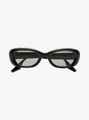 Gentle Monster - Black Tambu 01 Oval Sunglasses
