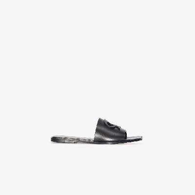 Gianvito Rossi - Black Ibla Leather Sandals