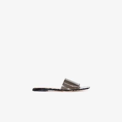 Gianvito Rossi - Black Transparent Slip-On Leather Sandals