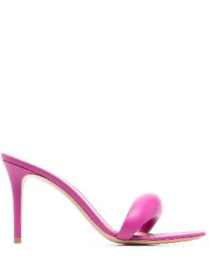Gianvito Rossi - Pink Bijoux 85 Leather Mules