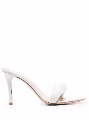Gianvito Rossi - White Bijoux 85 Leather Sandals