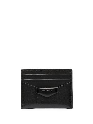 Givenchy - Black Antigona Logo Leather Card Holder