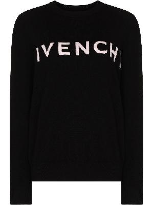Givenchy - Black Cashmere Logo Sweater