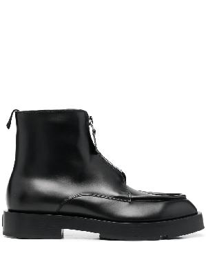 Givenchy - Black Leather Ankle Boots