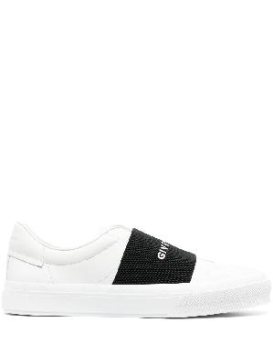 Givenchy - White City Sport Logo Leather Sneakers