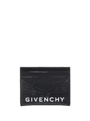 Givenchy - Black G Cut Leather Card Holder