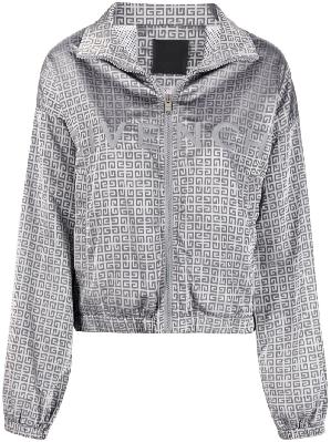 Givenchy - Grey Monogram Zip-Up Jacket