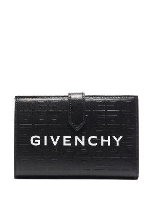 Givenchy - Black G Cut 4G Leather Bifold Wallet