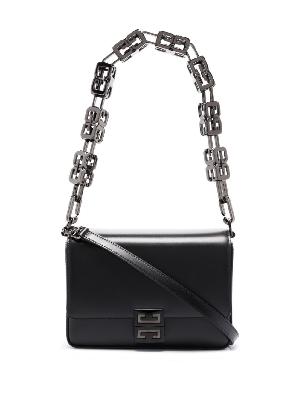 Givenchy - Black Medium 4G Cube Chain Leather Cross Body Bag