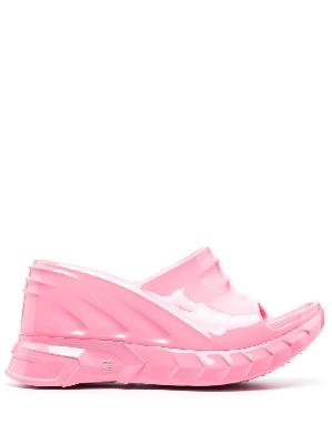 Givenchy - Pink Marshmallow 110 Wedge Sandals