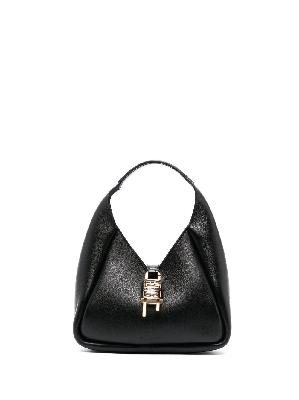 Givenchy - Black Mini G-Hobo Leather Shoulder Bag