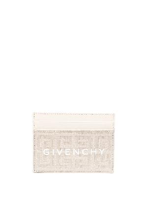 Givenchy - Natural Beige Monogram Card Holder