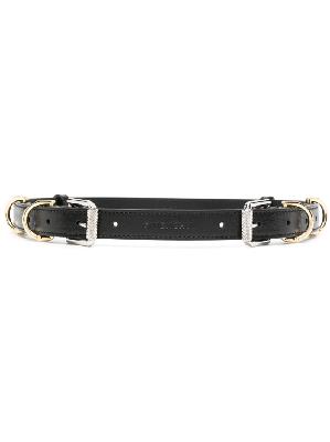 Givenchy - Black Voyou Leather Belt
