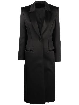 Givenchy - Black Single Breasted Tailored Coat