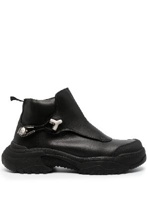 GmbH - Black Workwear Ankle Boots