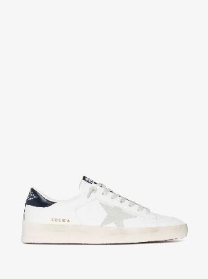 Golden Goose - White Stardan Low Top Leather Sneakers
