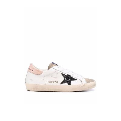 Golden Goose - White Superstar Low Top Leather Trainers