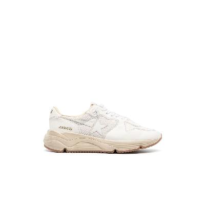 Golden Goose - White Running Sole Leather Sneakers