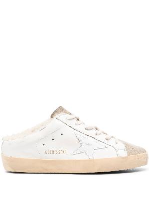 Golden Goose - White Super-Star Sabot Lace-Up Sneakers