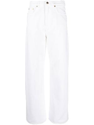 Golden Goose - White Wide-Leg Cotton Jeans