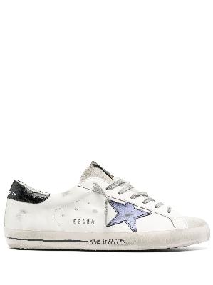 Golden Goose - White Super-Star Low-Top Sneakers