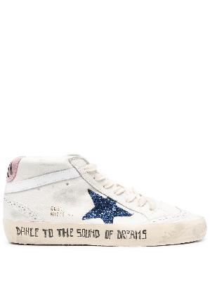 Golden Goose - White Mid Star Lace-Up Sneakers