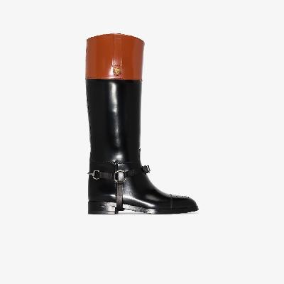 Gucci - Black Zelda Knee-High Leather Boots