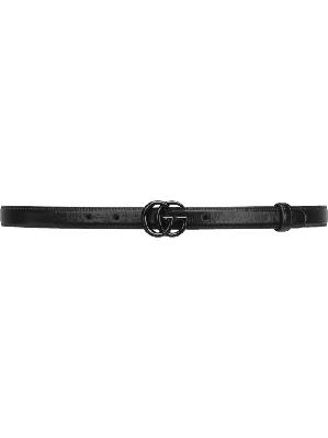 Gucci - Black Marmont GG Leather Belt