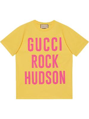 Gucci - Yellow Rock Hudson Cotton T-Shirt