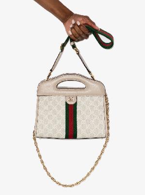 Gucci - Neutral Ophidia Small GG Supreme Top Handle Bag