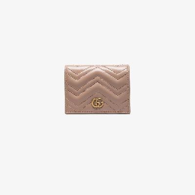 Gucci - Neutral GG Marmont Leather Wallet