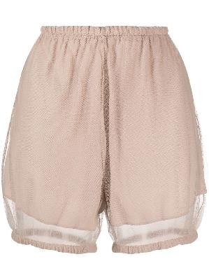 Gucci - Neutral Sheer Overlay Bloomers