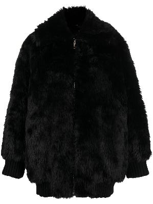 Gucci - Black Reversible Shearling Jacket