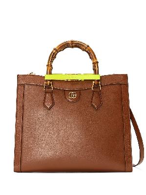 Gucci - Brown Leather Small Leather Tote Bag