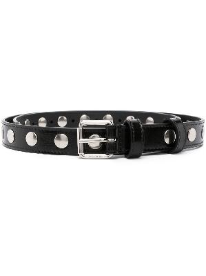 Gucci - Black Studded Leather Belt